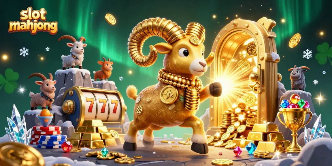 Experience thrilling slot mahjong action with a vibrant scene filled with treasures, rich graphics, and dynamic wins.