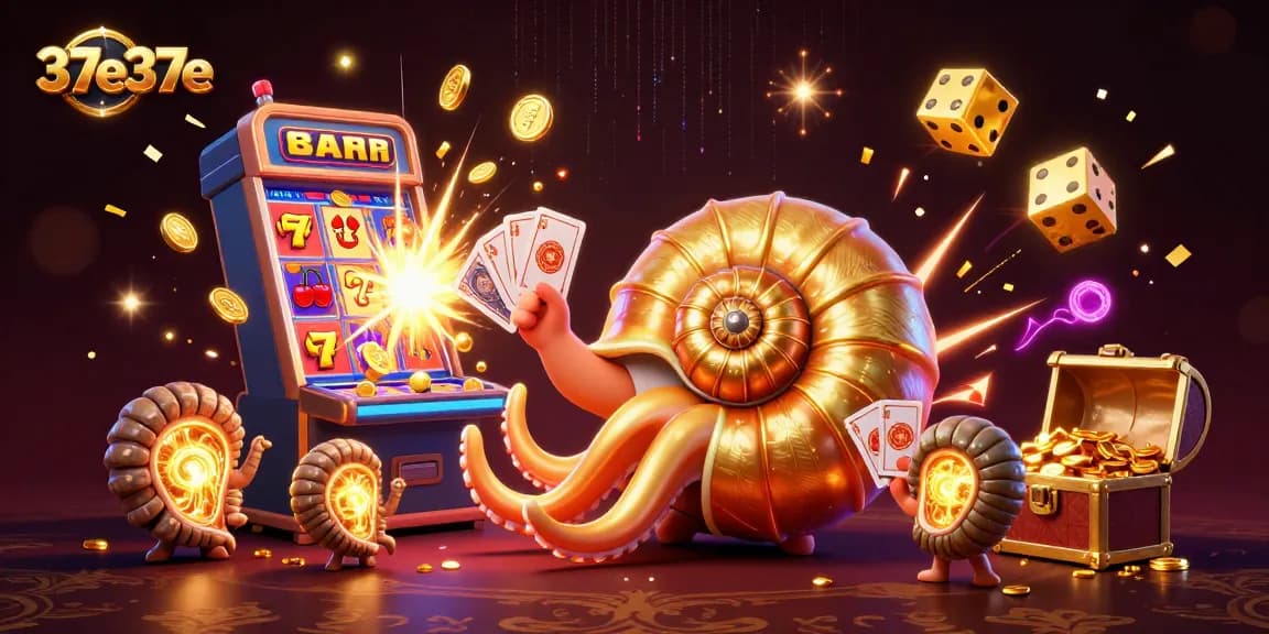 Jogando no cassino 37e37e com o nautilus gigante e jackpot de moedas.