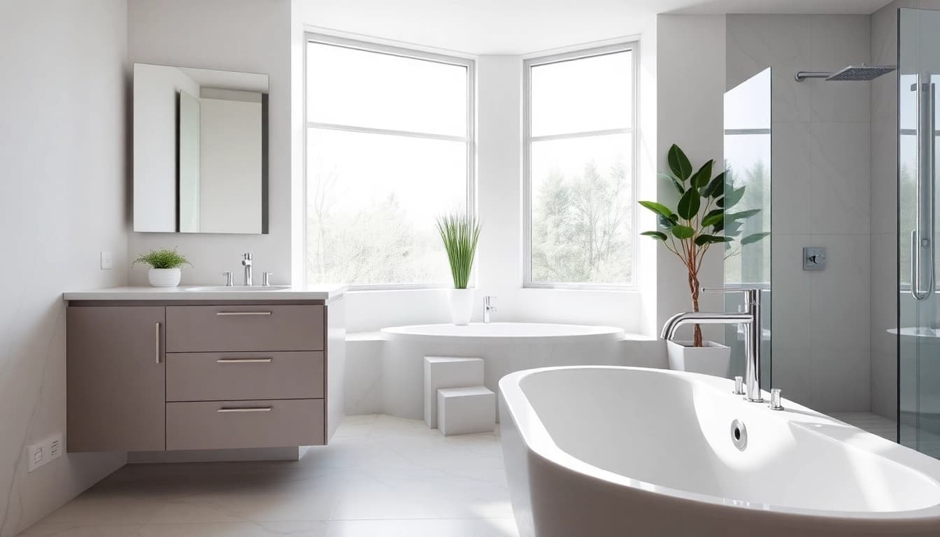 Transform your bathroom renovation Manchester with elegant fixtures and stylish designs.