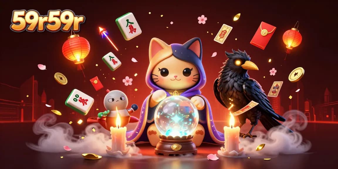 Experience dazzling gameplay with 59r59r as mystical characters and vibrant elements surround you.