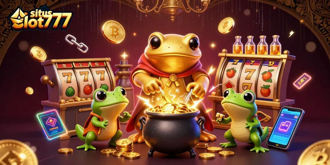 Selamat datang di situs slot777, tempat menang besar dengan simbol slot dan jackpot yang bersinar.