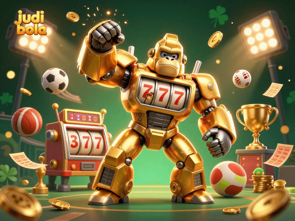 Engage in judi bola betting with innovative 3D action featuring sports elements and dynamic visuals.