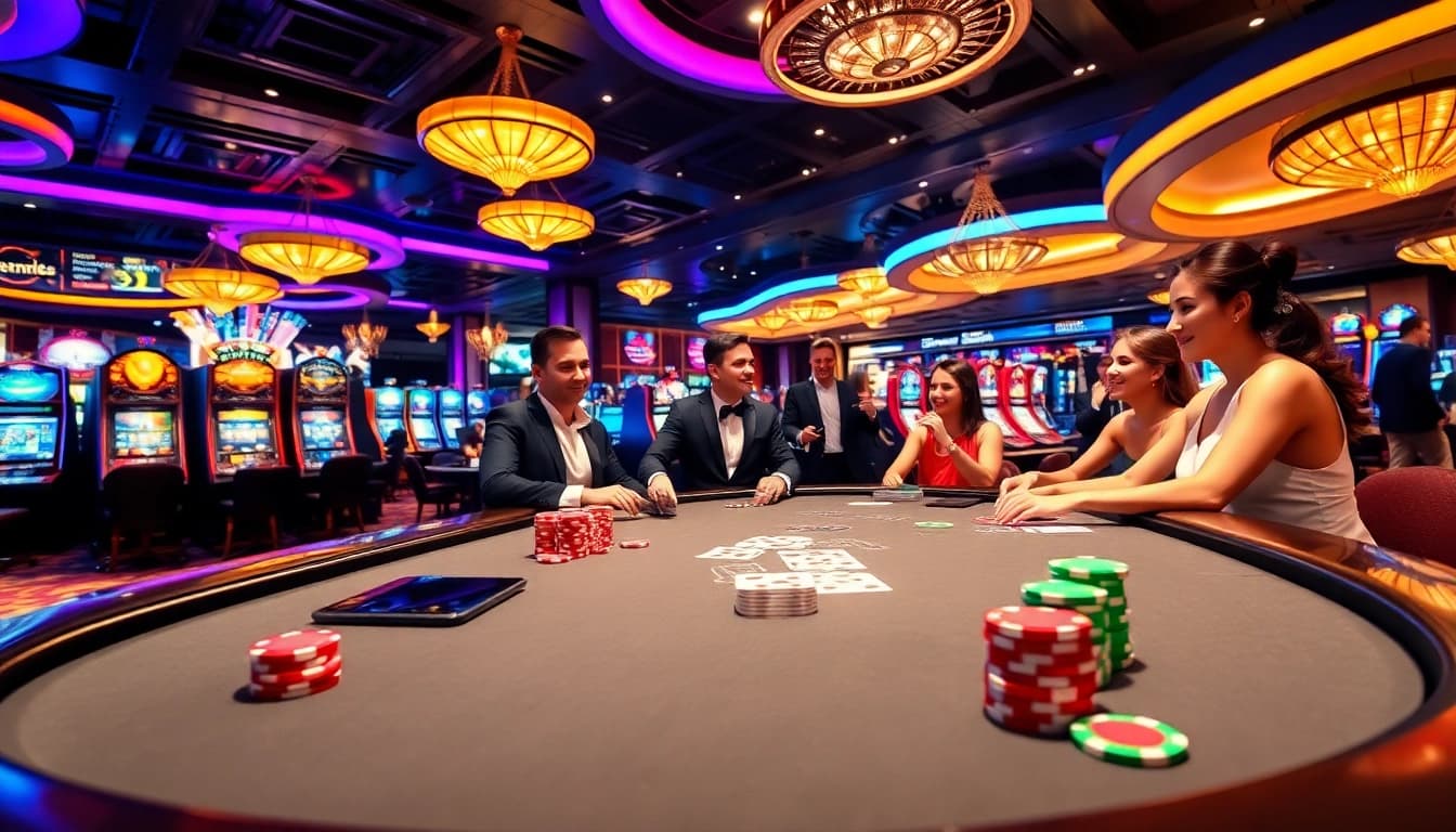 Jelajahi pengalaman bermain di casino di taiwannow.org/tw/about dengan meja poker mewah.