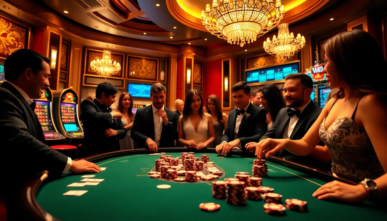 Découvrez le frisson d'un jeu stratégique dans un casino en ligne fiable avec des tables de poker luxueuses.