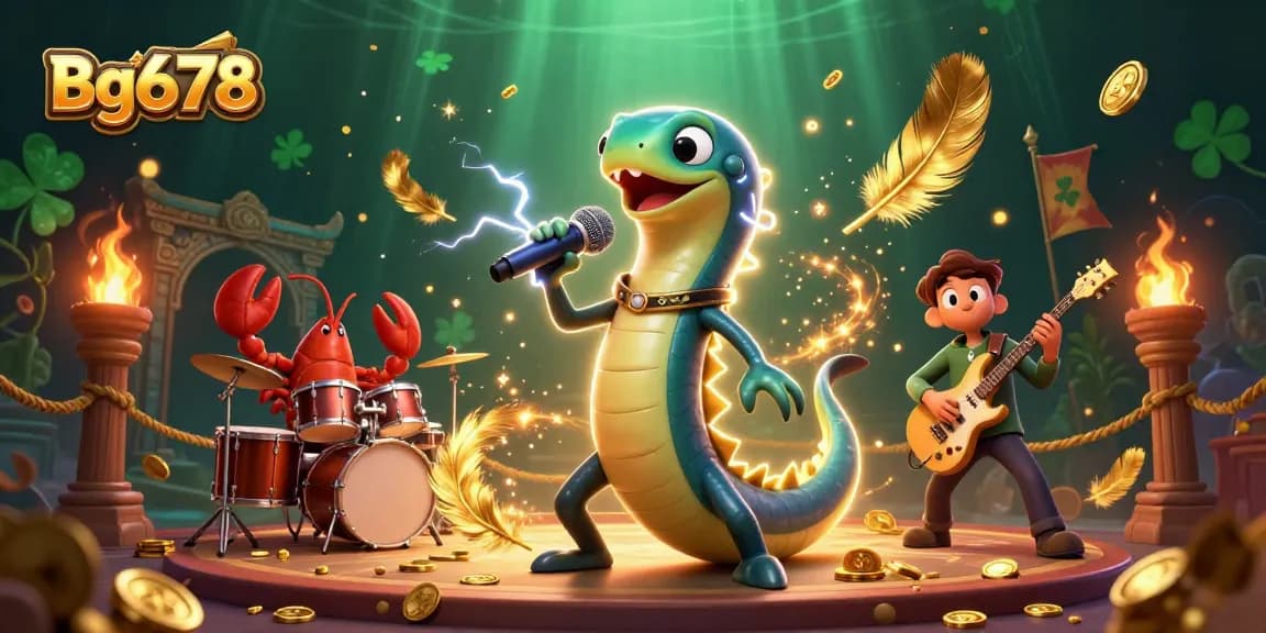 Experience thrilling gameplay with Bg678's vibrant underwater casino scene featuring unique characters.