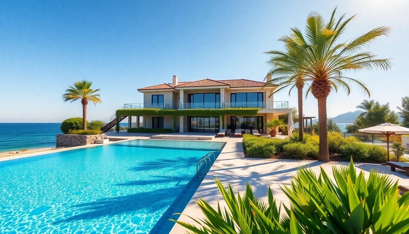 Find your dream villa to buy property in alanya with luxurious beach views and a serene atmosphere.