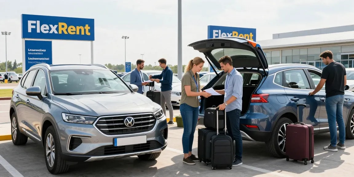 FlexRent Chirie Auto Chisinau offers a modern car rental experience with friendly service at the airport.