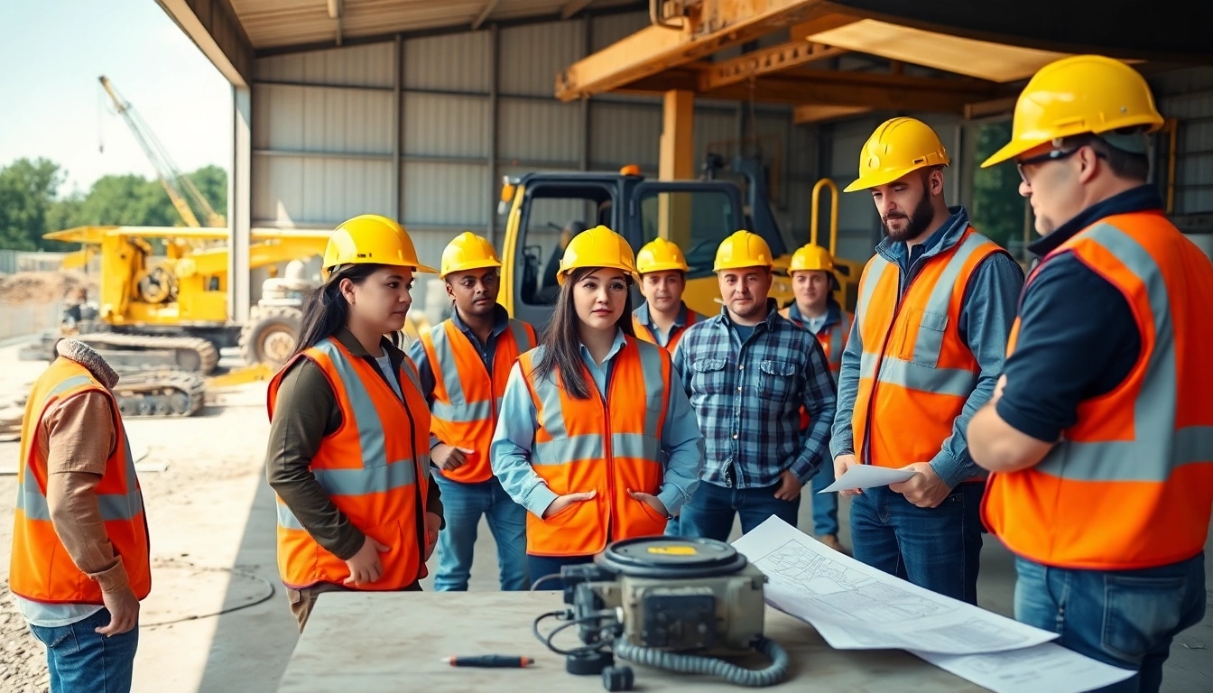 Enhance construction training skills with diverse trainees using tools on-site in a safe environment.