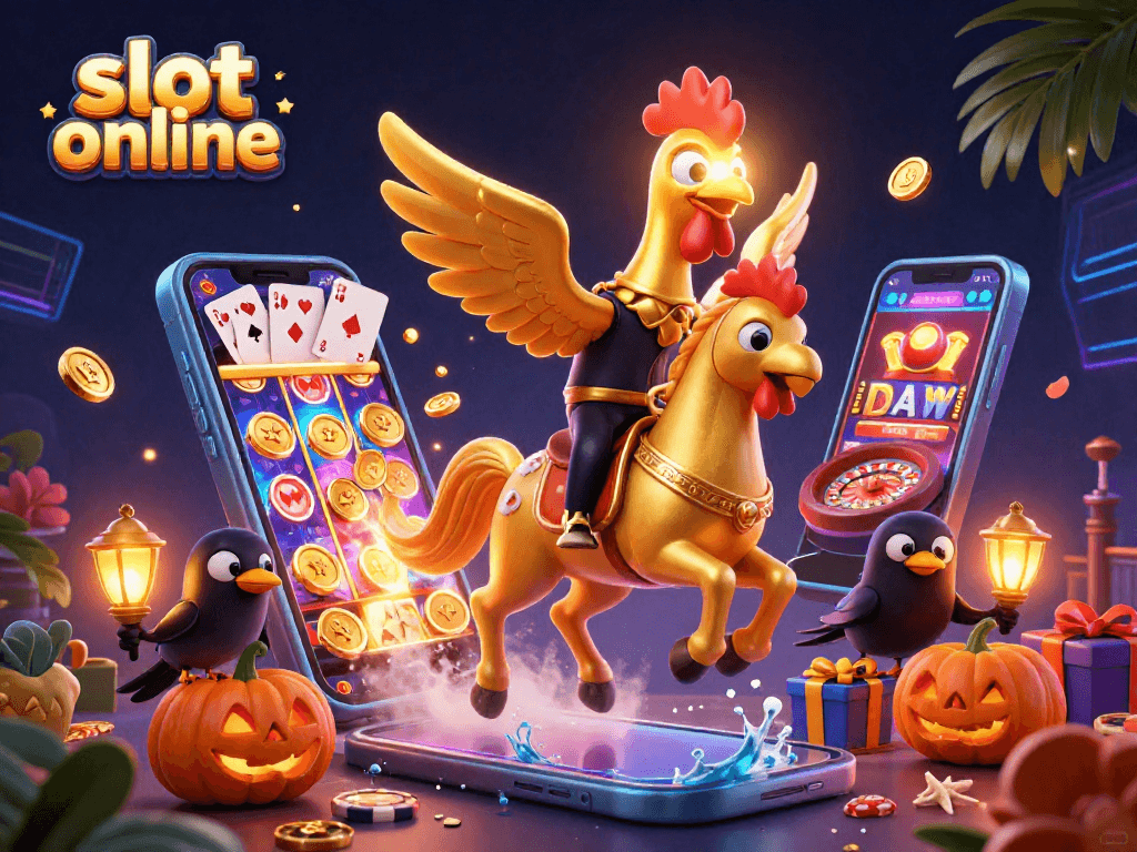 Bermain slot online di dunia magis dengan karakter unik dan elemen kasino yang menarik.