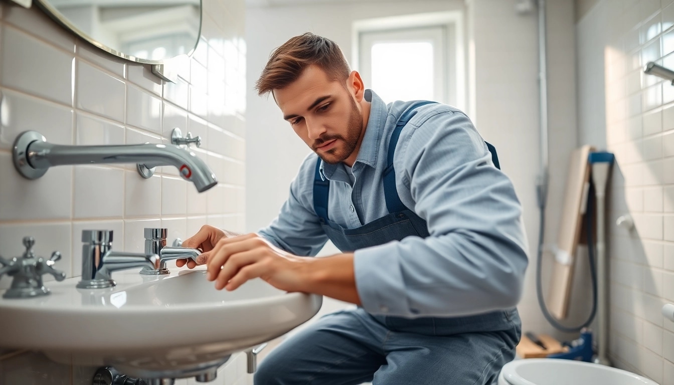 Die sonni sanitär GmbH bietet professionelle Installation in modernen Badezimmern.
