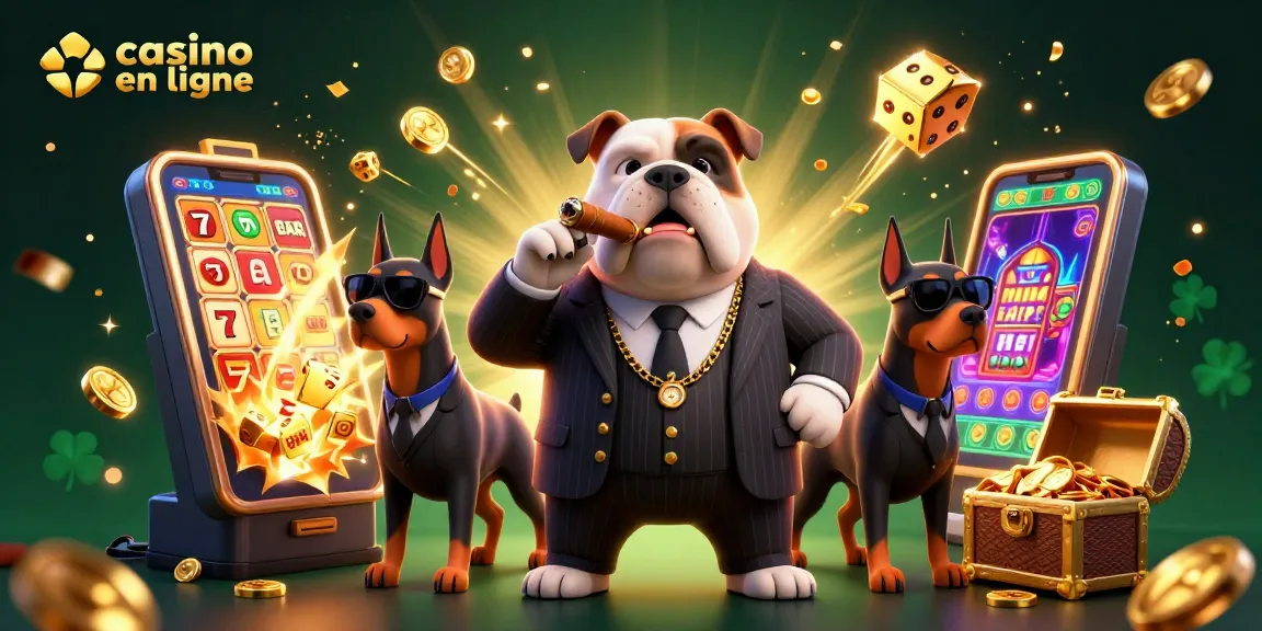 Vivez des gains palpitants dans un casino en ligne animé au thème de la mafia, mettant en avant des éléments de jeu vibrants.