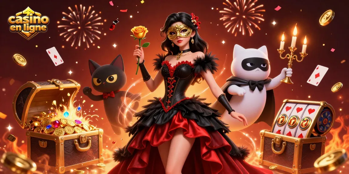 Découvrez des jeux palpitants au casino en ligne avec des personnages vibrants et des éléments de casino excitants.
