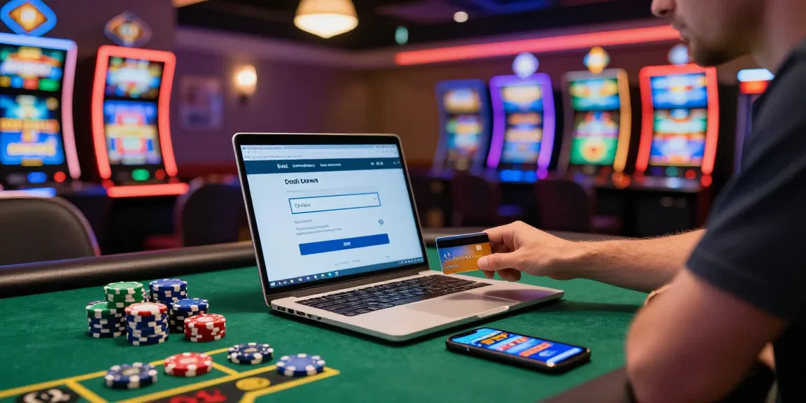 Engaging player at scoarch.org.uk using credit card for online casino games.