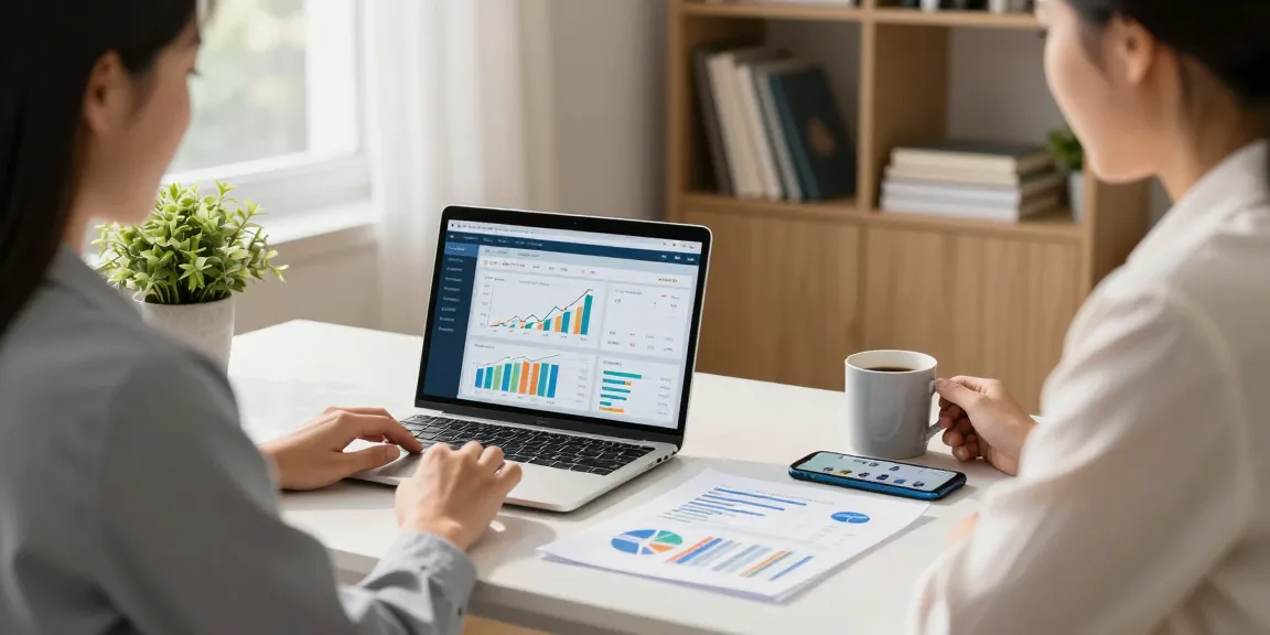 Financial consultant explaining 소액결제현금화 strategies in a cozy home office.