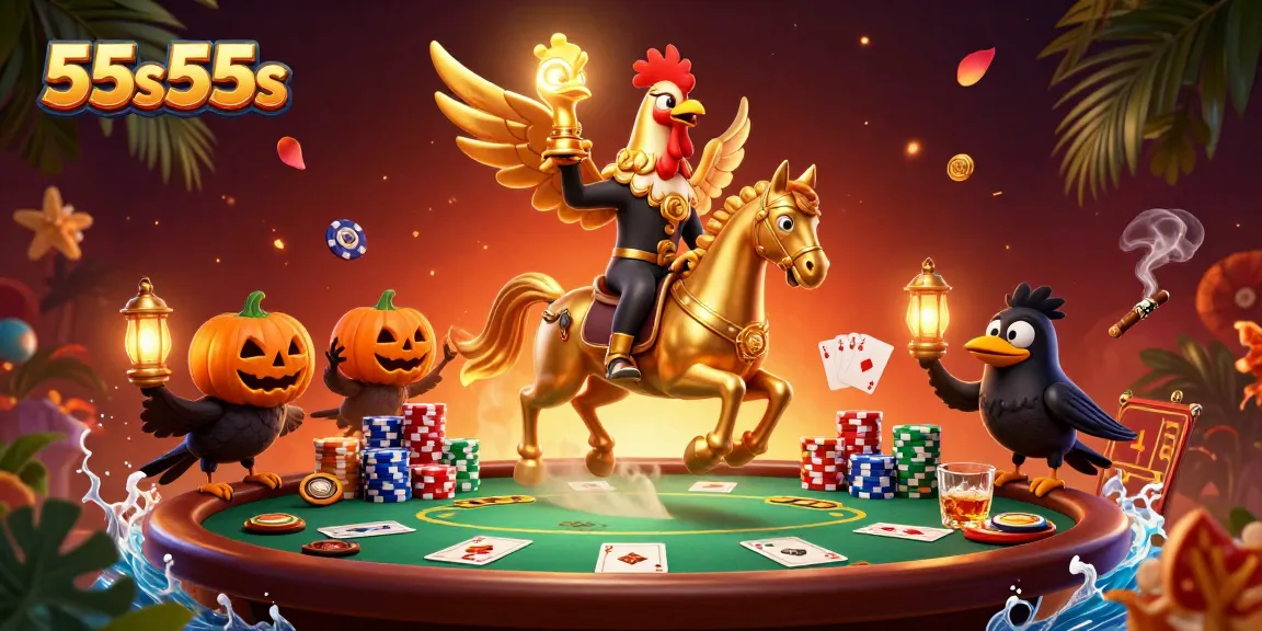 O 55s55s traz uma experiência vibrante no cassino com personagens únicos e elementos de jogo emocionantes.