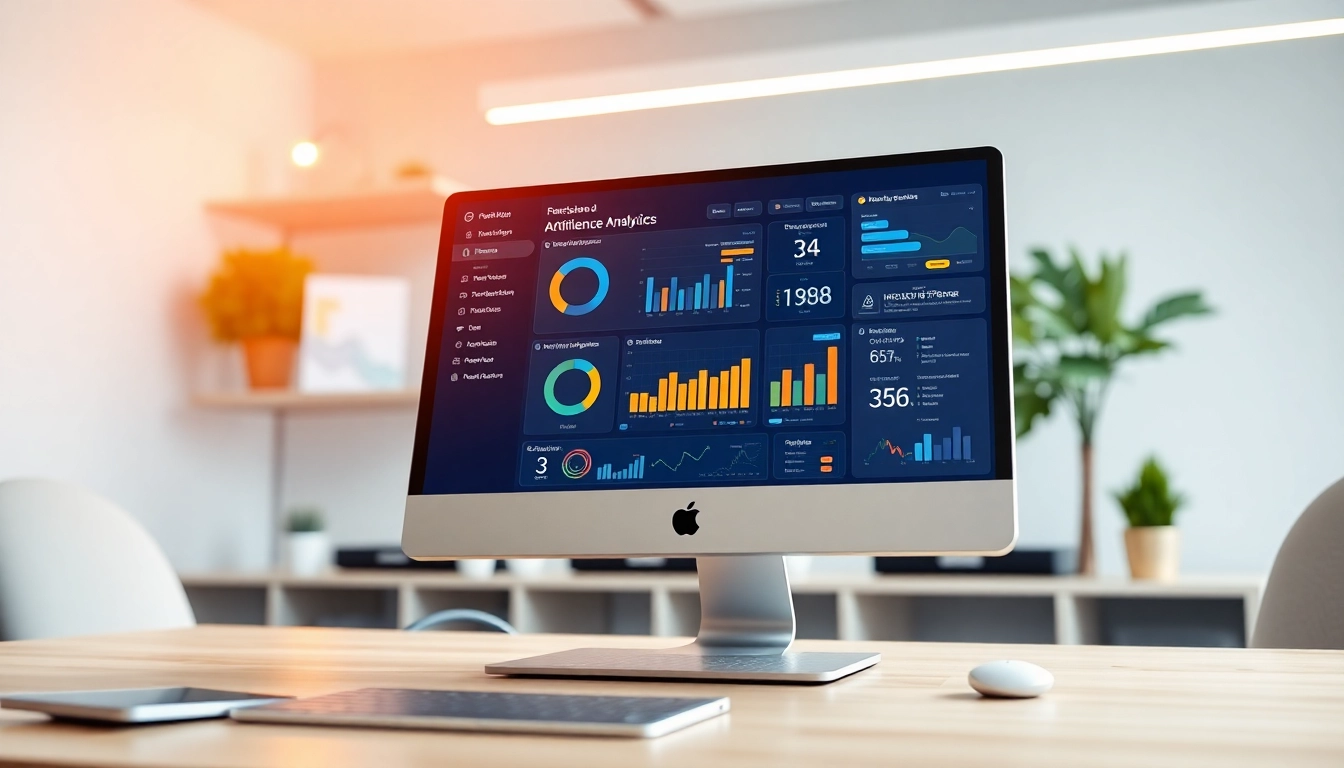 Enhance efficiency with an enterprise assistant saas interface showcasing business analytics.