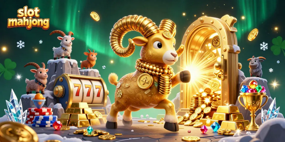 Experience thrilling slot mahjong action with a vibrant scene filled with treasures, rich graphics, and dynamic wins.