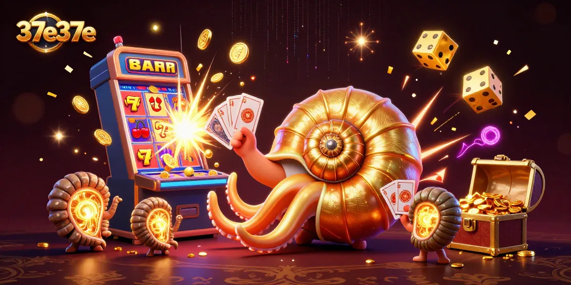 Jogando no cassino 37e37e com o nautilus gigante e jackpot de moedas.
