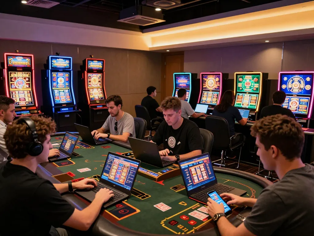 Players enjoying online games at Nhà cái Bet88, immersed in an interactive digital casino environment.