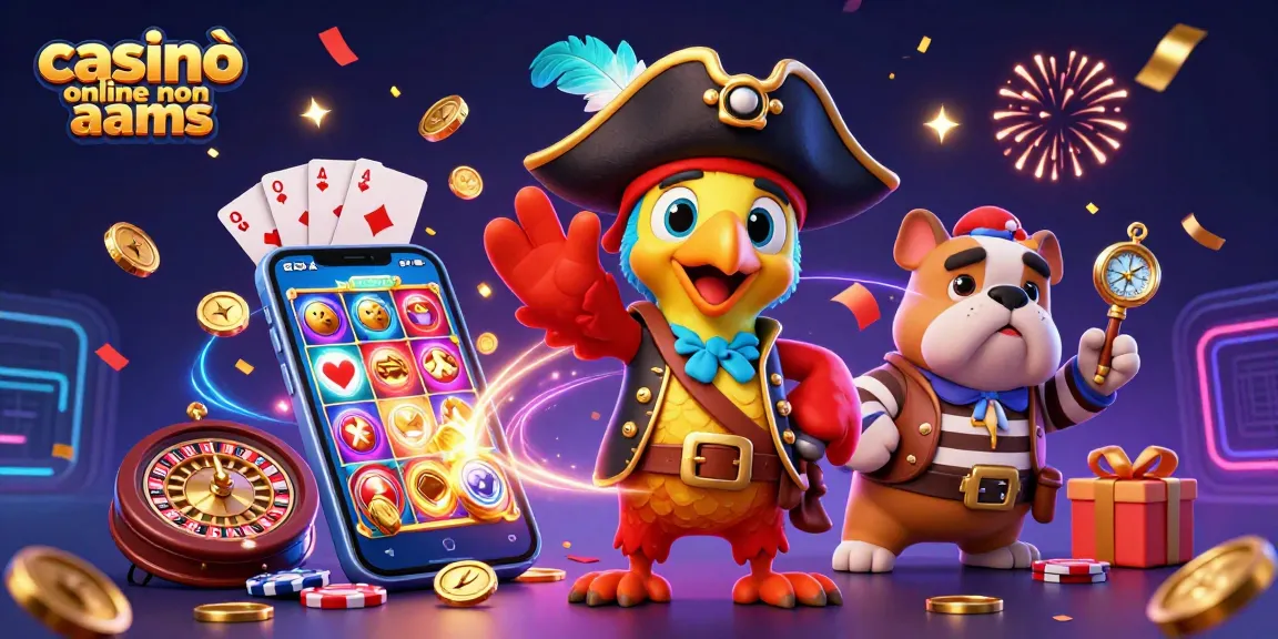 Gioca nei casinò online non AAMS con un'esperienza coinvolgente ricca di colori e divertimento.