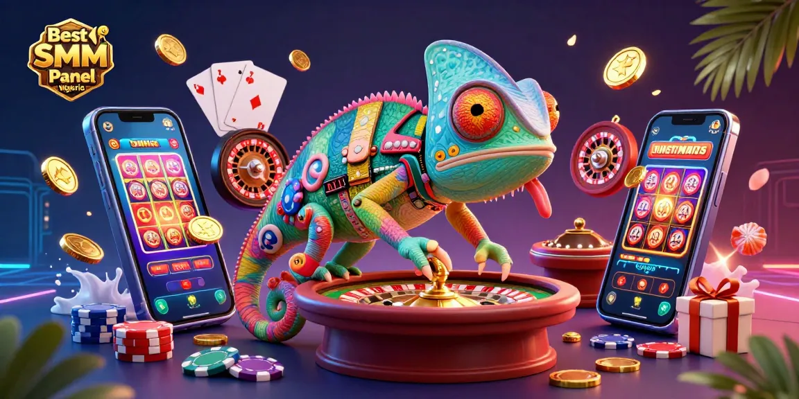 Engage with the Best SMM Panel Nigeria for proven social media performance with vibrant gambling imagery.
