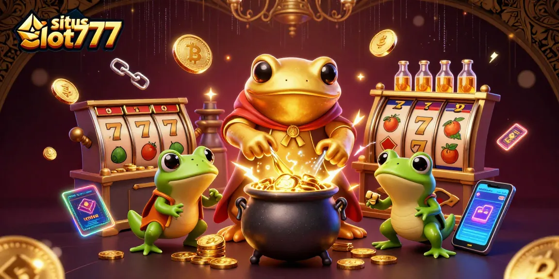 Selamat datang di situs slot777, tempat menang besar dengan simbol slot dan jackpot yang bersinar.