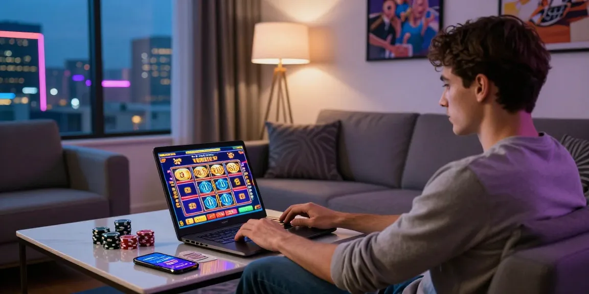 Players enjoying a lively gaming session at spinysoft.co.uk online casino, featuring slots and poker ambiance.