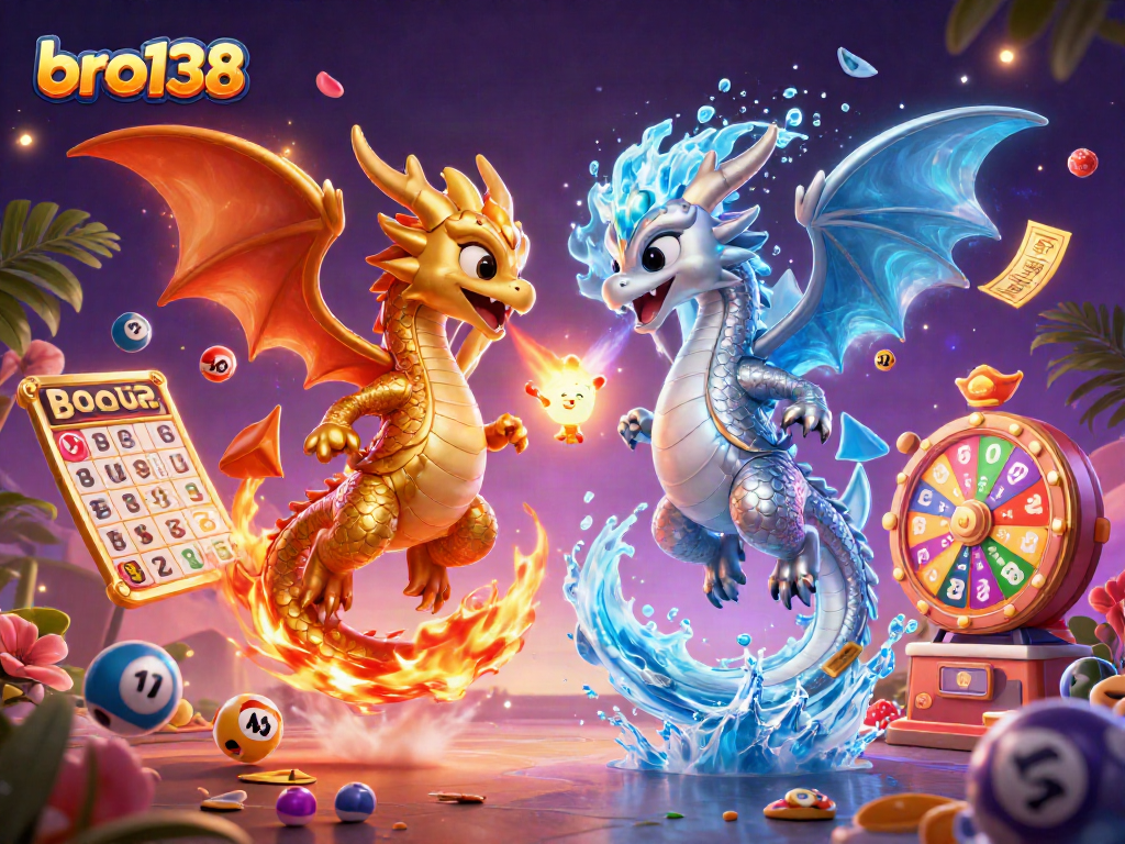 Engage with bro138's vibrant gaming scene featuring magical dragons and dynamic lottery elements.