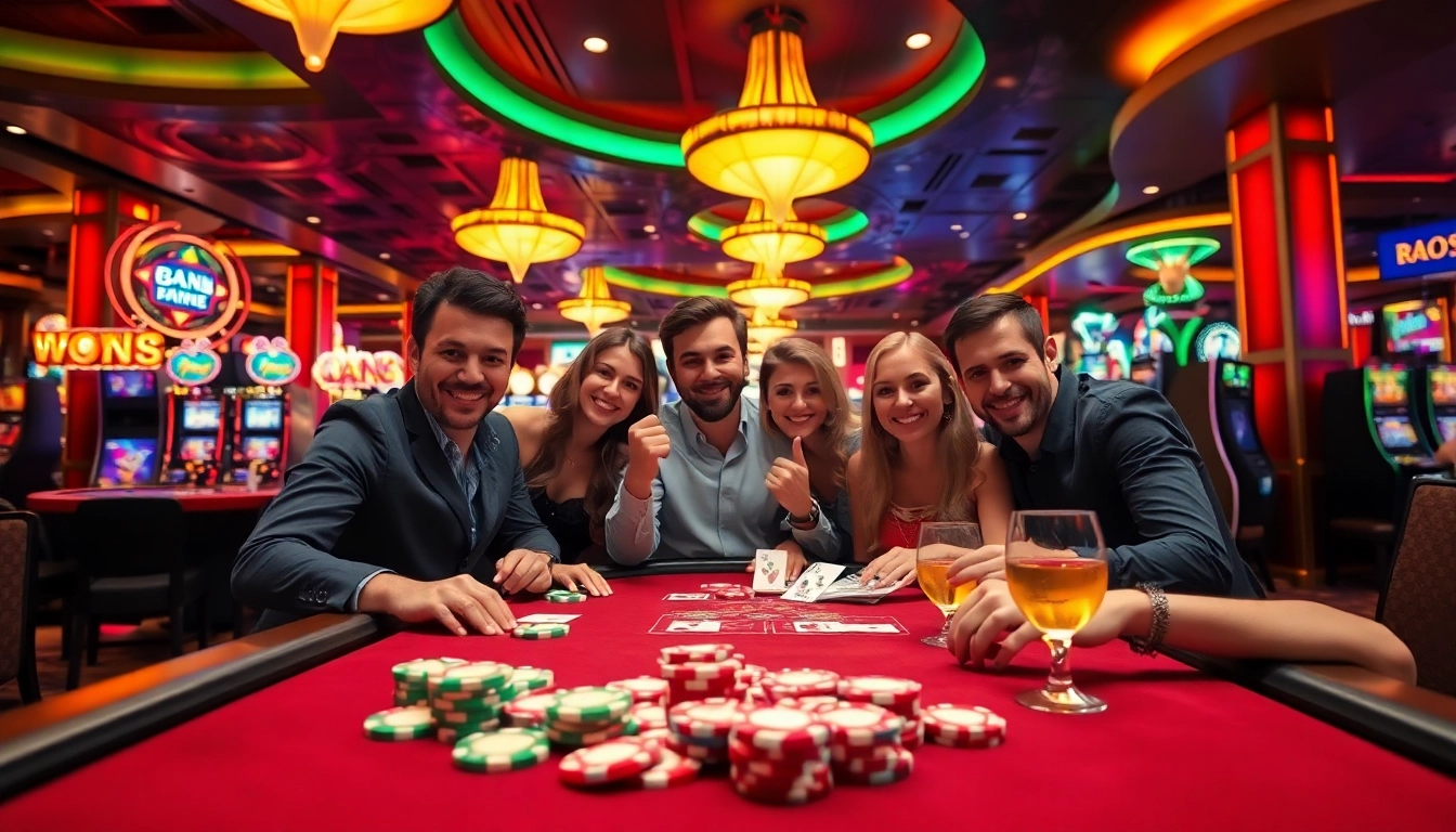 Spieler genießen ihren Spaß mit casino bonus ohne einzahlung neu in einem lebhaften Casino.