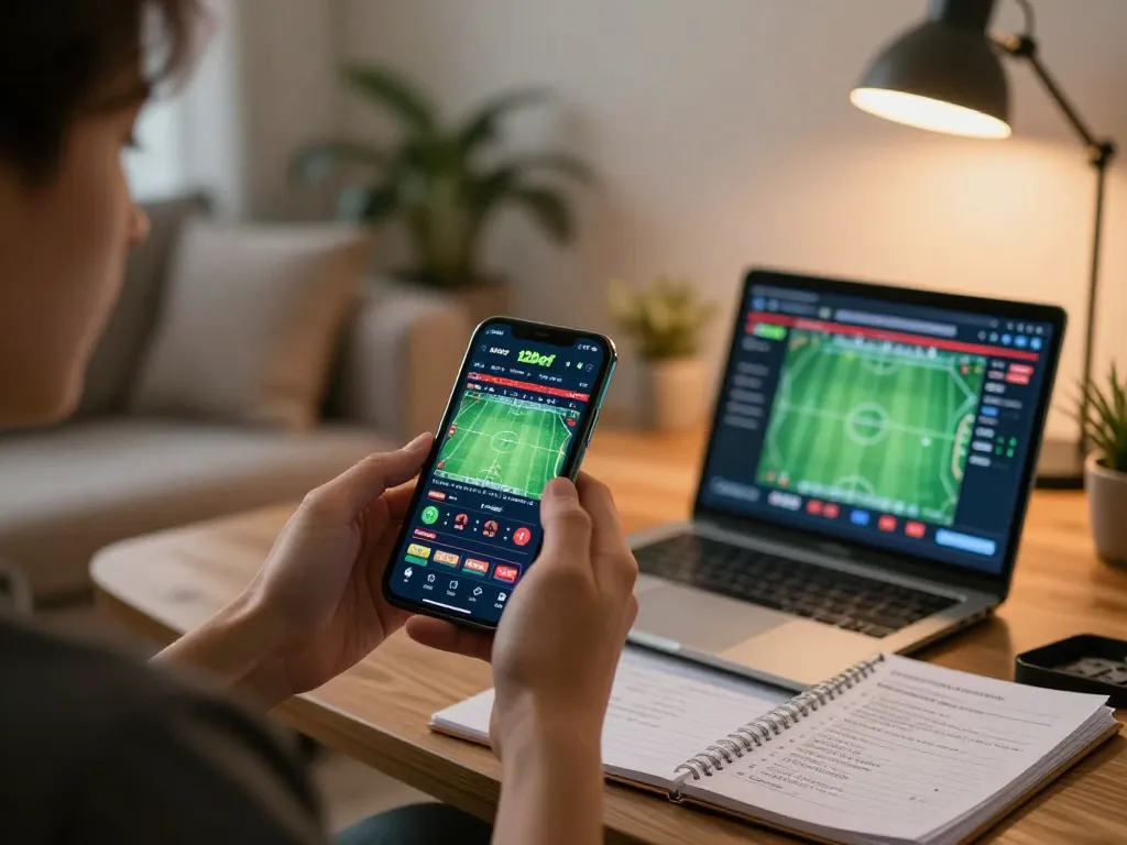 Cá cược trên ứng dụng di động 12bet với hiển thị trò chơi trực tiếp trong khi tận hưởng sự thoải mái tại nhà.
