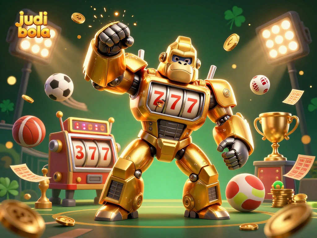 Engage in judi bola betting with innovative 3D action featuring sports elements and dynamic visuals.