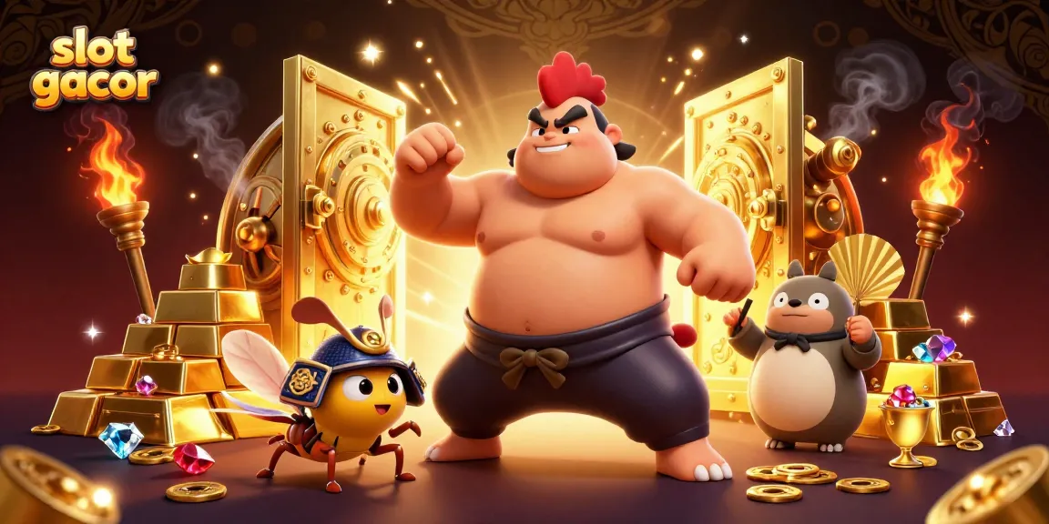 Experience the excitement of slot gacor with powerful characters, dynamic casino elements, and rich gold visuals.