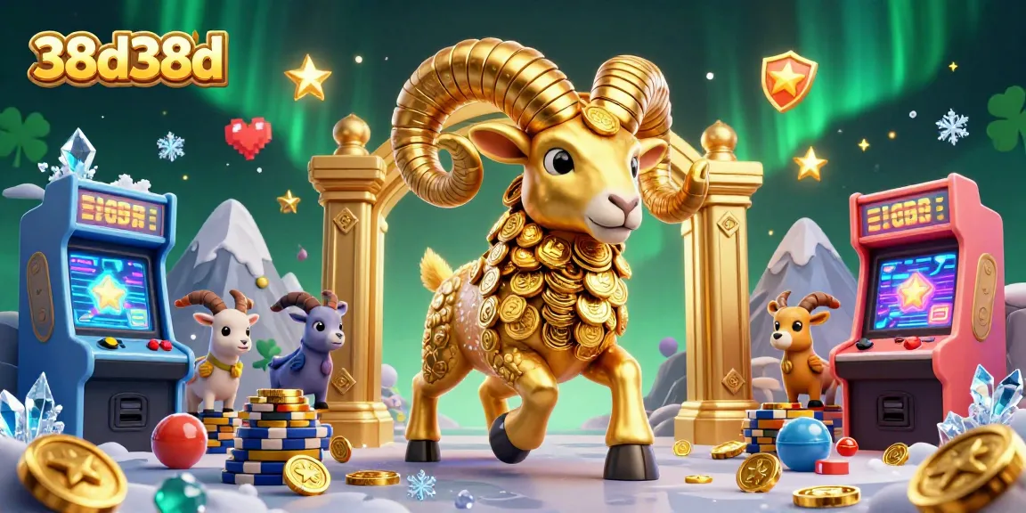 Engage with the vibrant scene created around the 38d38d brand, featuring explosive casino-themed animation.