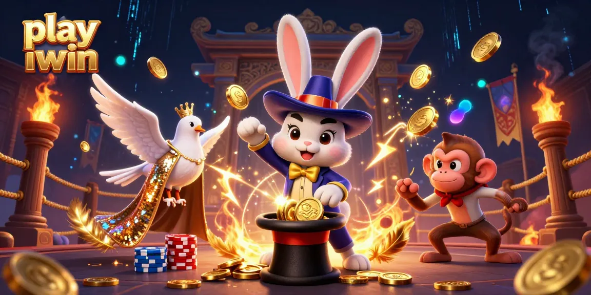 Play iwin and experience thrilling casino adventures in an exciting 3D illustration.