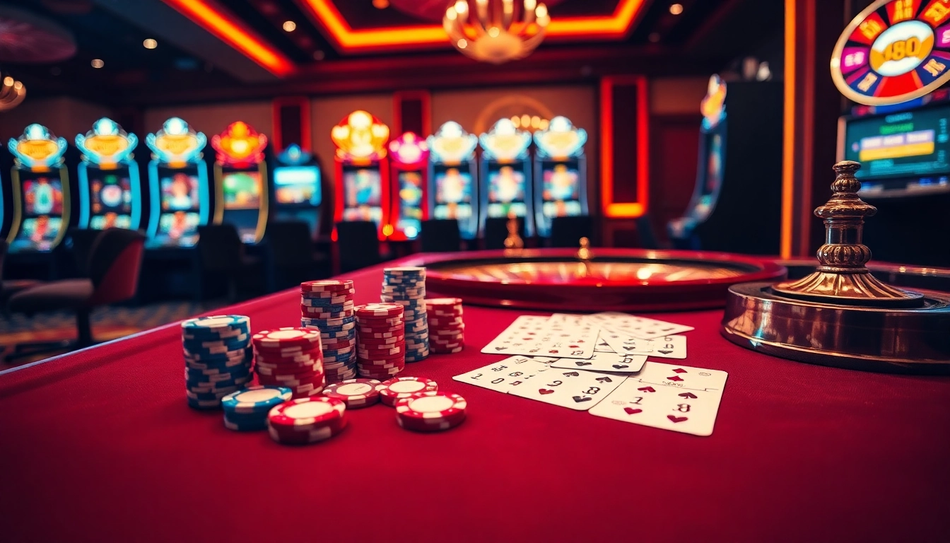 Vivez l'excitation dans un casino en ligne fiable avec des parties de poker à enjeux élevés et des jetons vibrants.