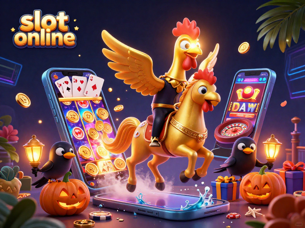 Bermain slot online di dunia magis dengan karakter unik dan elemen kasino yang menarik.