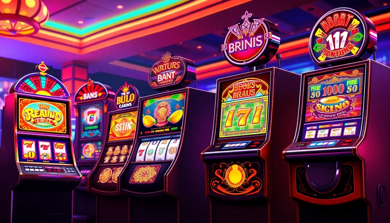 Menangkan slot deposit 1k dengan mesin slot yang menarik dan penuh warna di kasino.