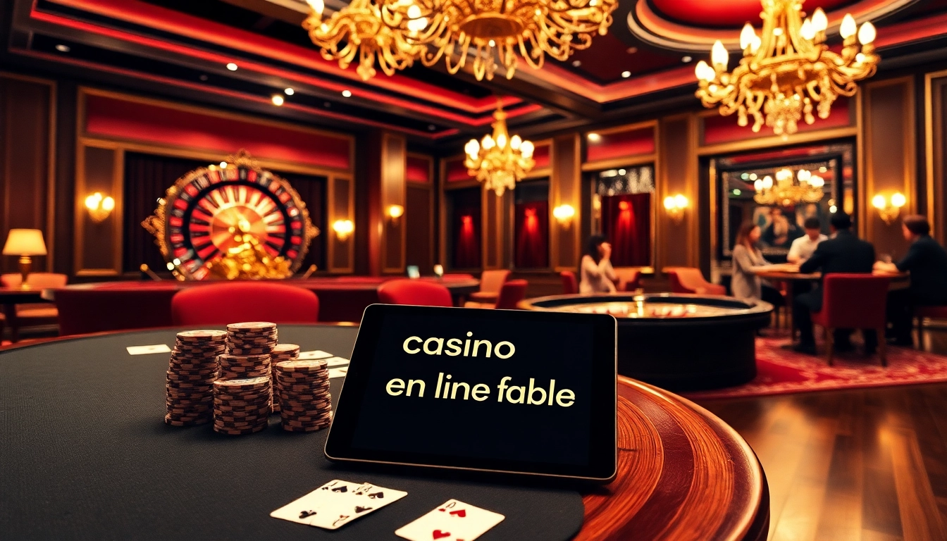 Vivez des jeux à enjeux élevés dans un casino en ligne fiable avec des tables élégantes et des joueurs enthousiastes.