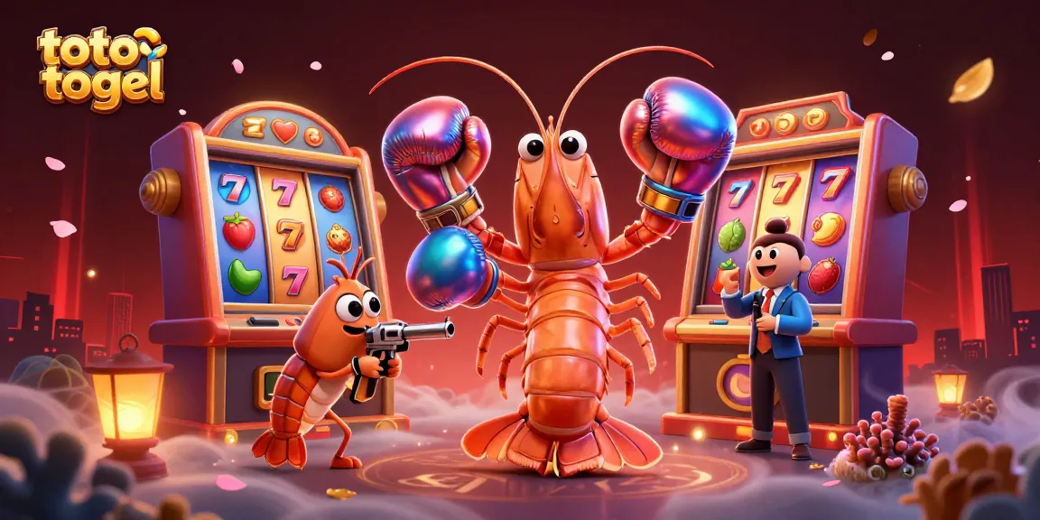Experience thrilling toto togel excitement with dynamic game elements and vibrant characters in a lively casino setting.