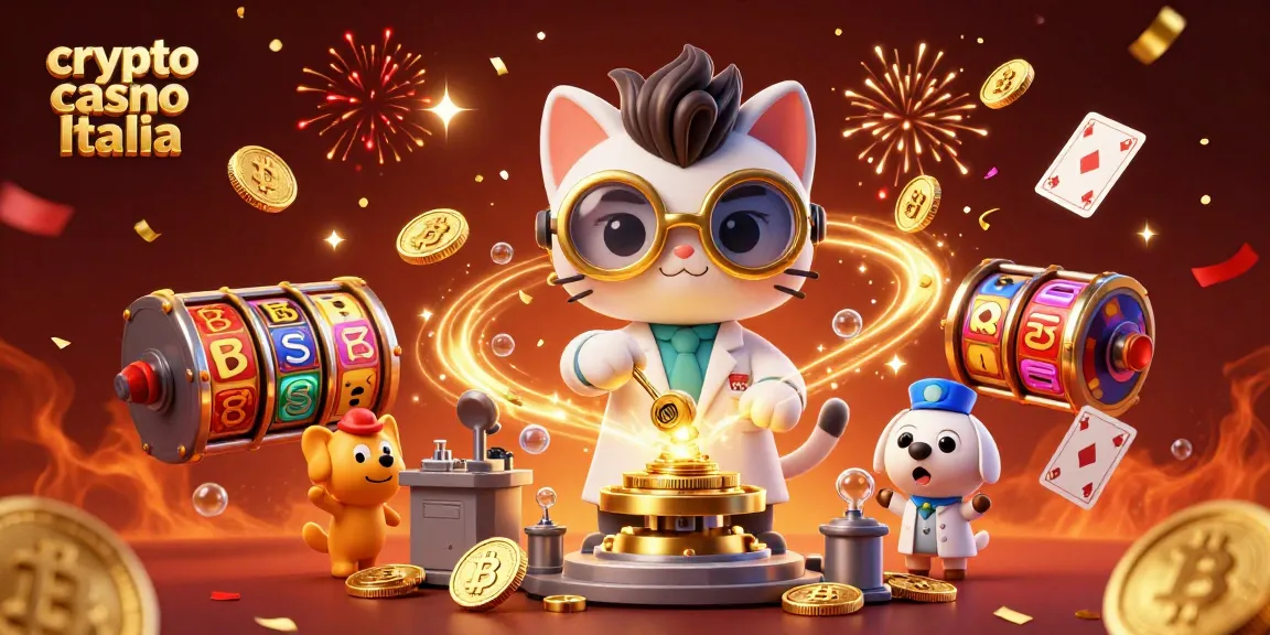 Gioca nei migliori crypto casino Italia con l'energia di un gatto scienziato e un cane assistente pronti a lanciare monete