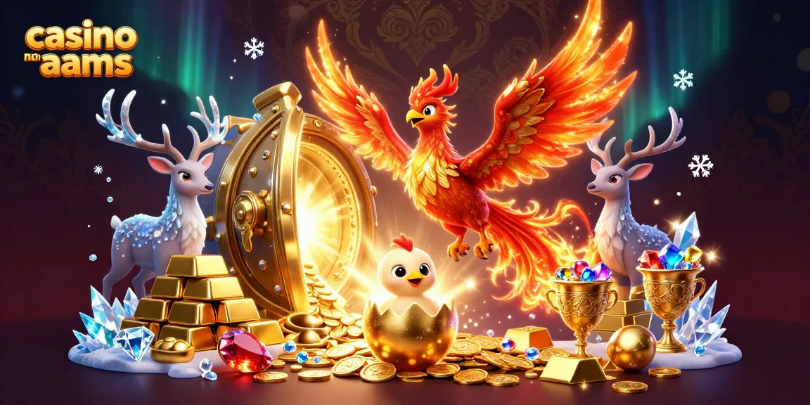 Partecipa a un gameplay emozionante nei casinò non AAMS con fenici vivaci e tesori.