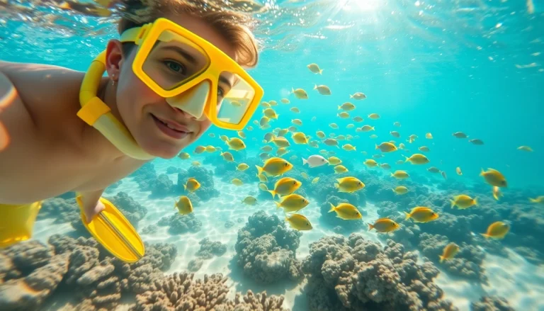Join the best snorkeling in Cabo experience surrounded by colorful marine life and sunny waters.