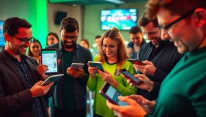 Engaging scene of sports betting sites India with diverse users actively placing bets online.