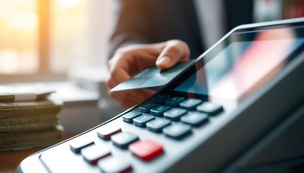 카드 현금화를 위한 신용카드와 현금의 조화로운 이미지