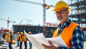 Construction manager directing a team on-site, embodying the role of a New Jersey Construction Manager.