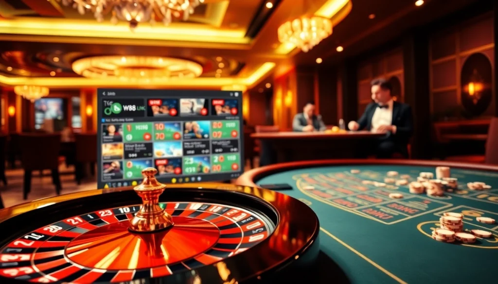 Experience the thrill of gameplay at W88 link with live casino tables and engaging dealers.