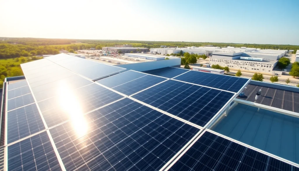 Enhancing energy efficiency with commercial solar panels in Lincoln business.