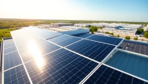 Enhancing energy efficiency with commercial solar panels in Lincoln business.