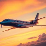 FLY88 showcases an innovative airplane flying through a vibrant sunset, symbolizing adventure and exploration.