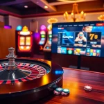 Experience thrilling gambling at rr88.pizza with vibrant gaming visuals and casino excitement.